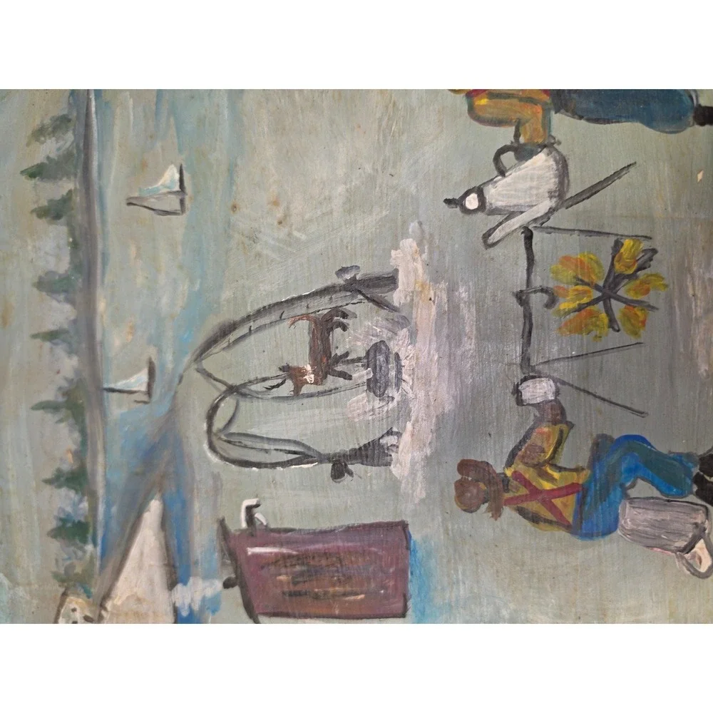 Maxine Waller Junk‎ Mail Art Scene regional folk artist from Georgia